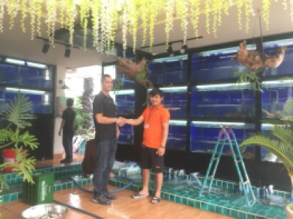 Thiết kế Hồ Hải Sản HỒ HẢI SẢN NHÀ HÀNG HỶ PHÁT.