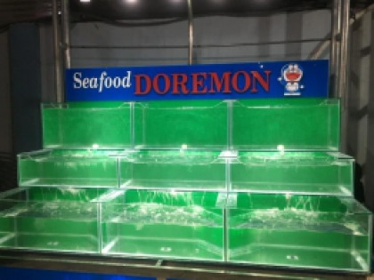 THI CÔNG HỒ KÍNH HỒ CHỨA HẢI SẢN TẠI LONG THÀNH