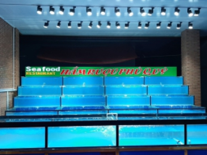 Thiết kế Hồ Hải Sản HẦM RƯỢU PHÚ QUÝ