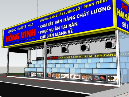 Mẫu 3D trước khi thi công
