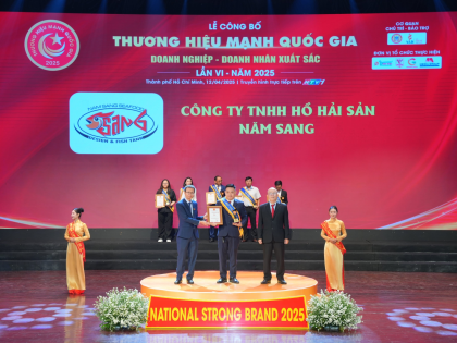 HỒ HẢI SẢN NĂM SANG – TOP 100 THƯƠNG HIỆU MẠNH QUỐC GIA 2025